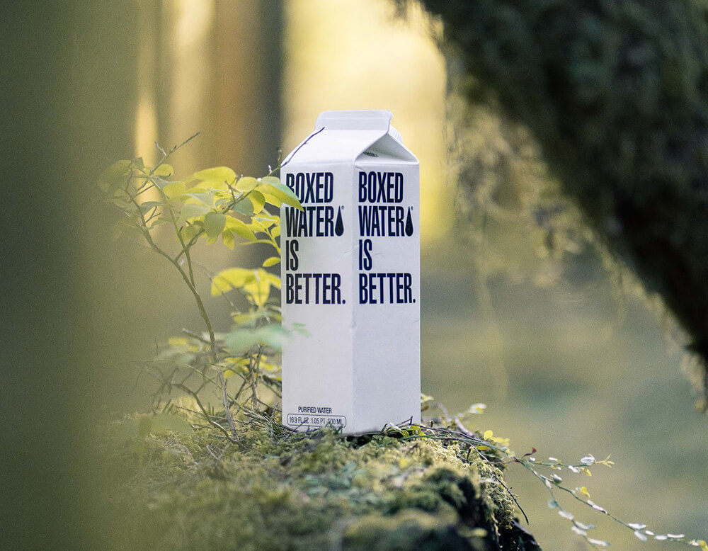 boxedwaterisbetterplastfree | Limepack Muovittomat pahvimukit | Limepack boxed water is better plast free