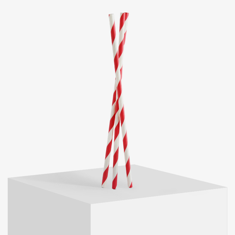 Miten ostat paperipillejämme logollasi | Limepack paperstraw red standard long