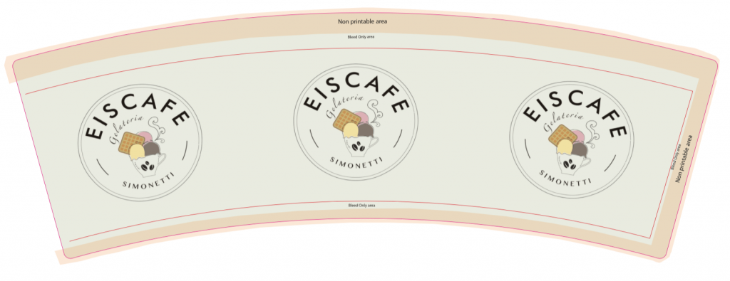 Eiscafeicecreamcupdesign | Limepack 12 parasta jäätelökuppimallia | Limepack Eiscafe ice cream cup design