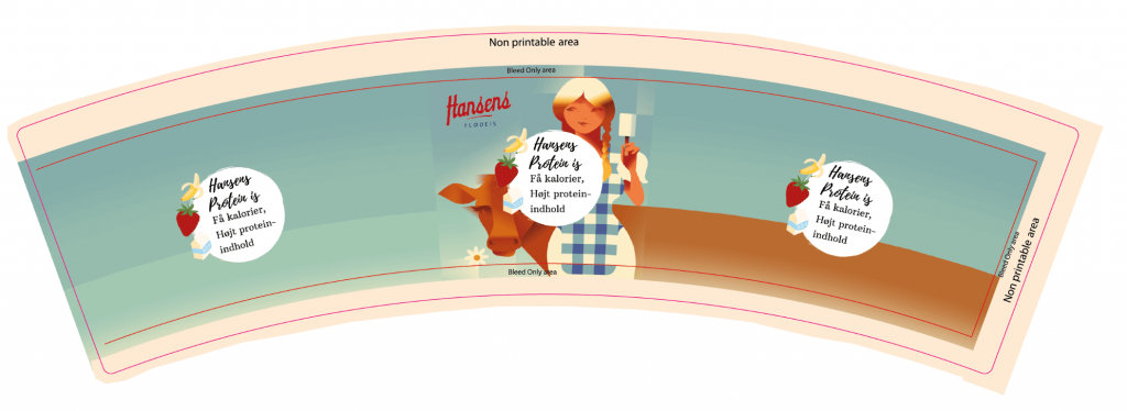 hansensisicecreamcupdesign | Limepack 12 parasta jäätelökuppimallia | Limepack hansens is ice cream cup design