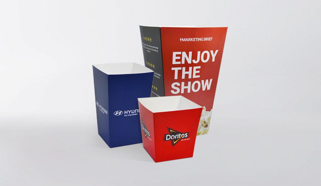 Miten ostat popcorn laatikoitamme | Limepack popcorn display